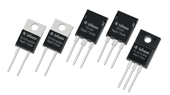 650V High Voltage Hyperfast Diodes – Rapid 1 and Rapid 2 diode