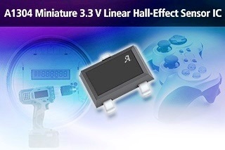 Linear Hall-Effect Sensor IC – Miniature, 3.3 V